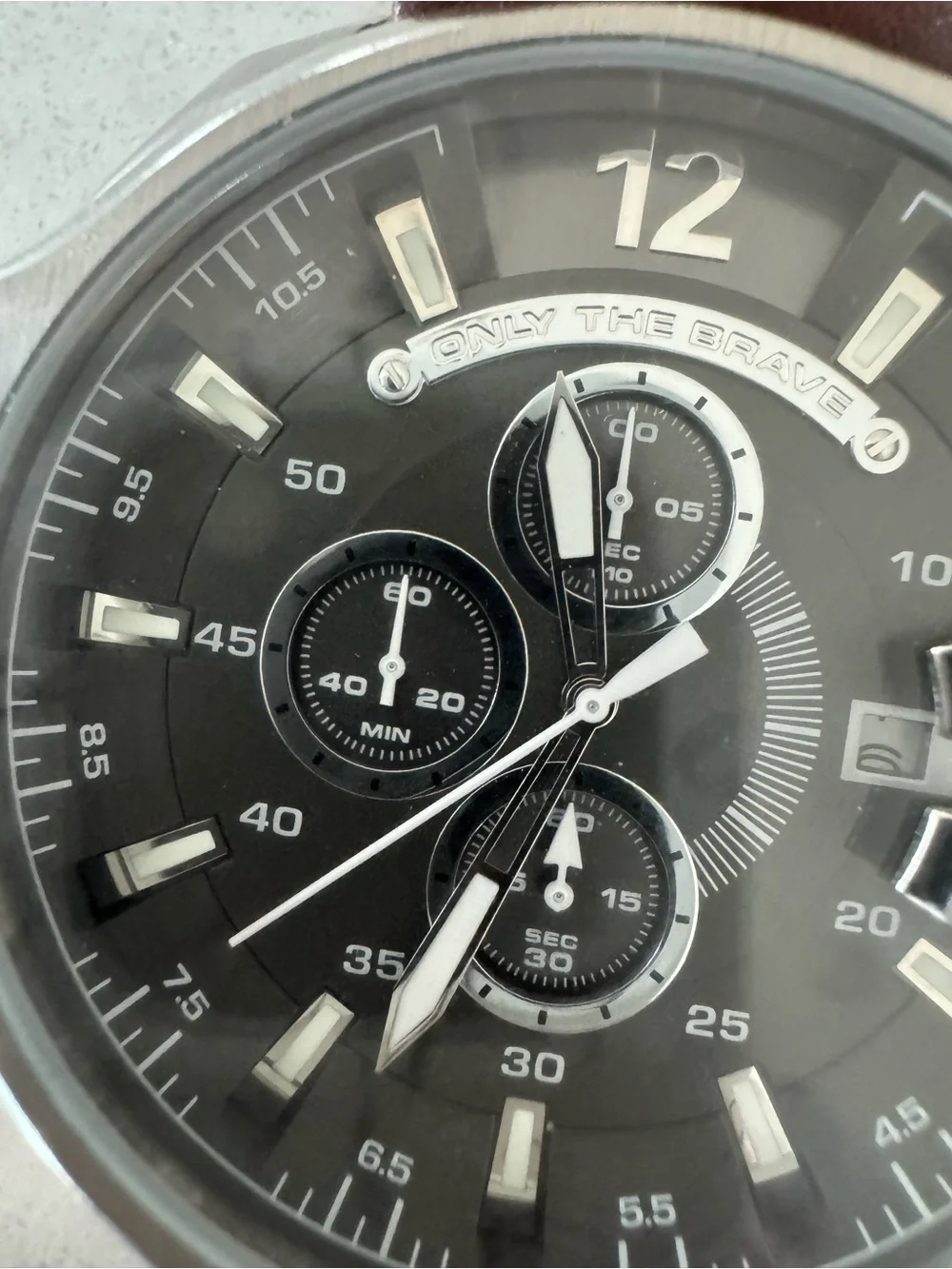 Authentic Diesel Mega Chief chronograph watch, model DZ4290
